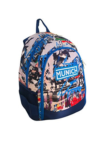 Munich 450830 Graffiti Mochila Tipo Casual  43 cm  20 litros  Azul Marino