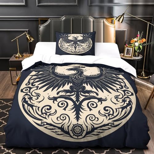 Housse de couette phénix avec fermeture éclair lit simple microfibre