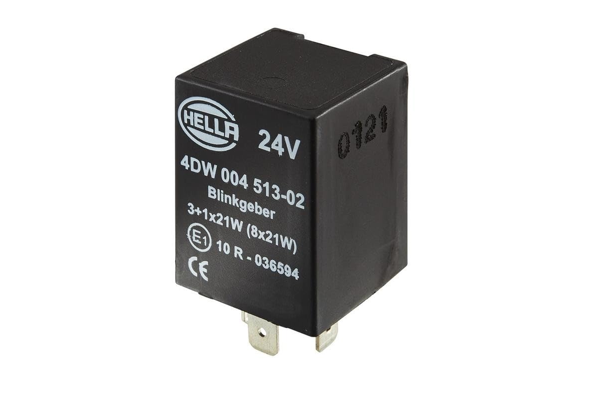 HELLA 4DW 004 513-021 Blinkgeber - 24V - 4-polig - gesteckt - elektronisch