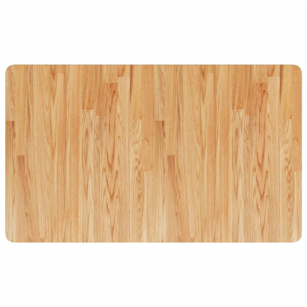 Tapa de lavabo de 100 x 60 cm de roble macizo con soporte de acero, diseño moderno flotante, robusto, duradero, para baño, invitados, inodoro y baños pequeños