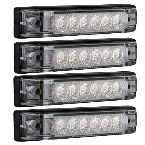 LONG HAUL LED Blue Slim Line RV Utility Strip Light | 6 LEDs | 4