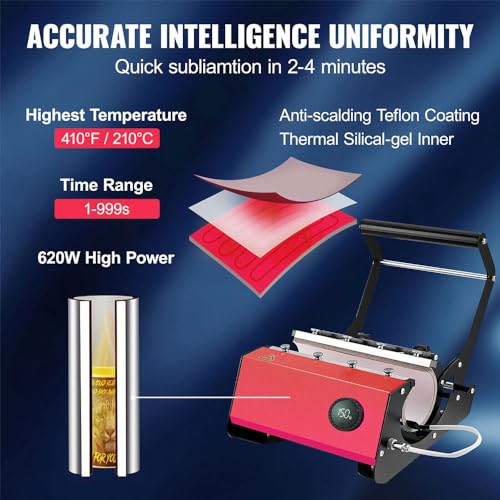 Image of MY PRINT | Shipper Press Sublimation Machine | Shipper Bottle | Water Bottle | Ceramic Mug | for Business Supplies [Sipper Bottle Press]