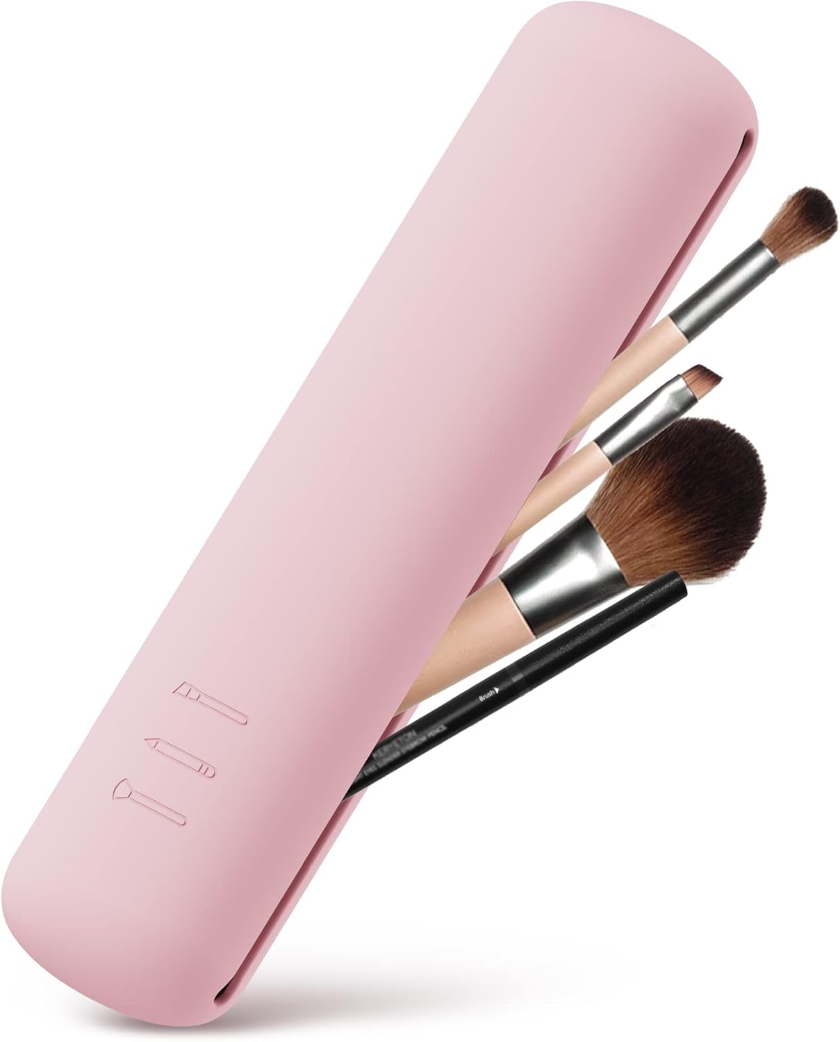 BEZOX Makeup Brush Holder Travel Silicon Makeup Brush