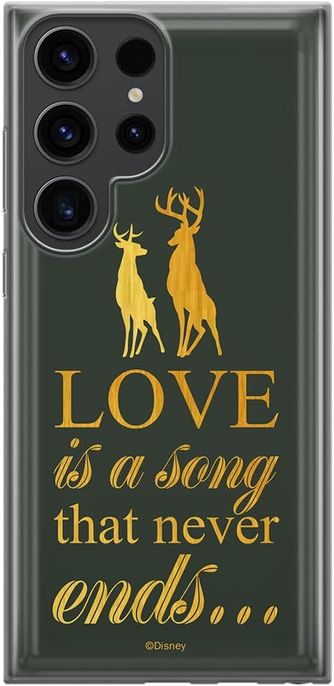 ERT GROUP Mobile Phone case for Samsung S23 Ultra Original and Officially Licensed Disney Pattern Bambi 009 optimally adapted to The Shape of The Mobile Phone, case Made of TPU