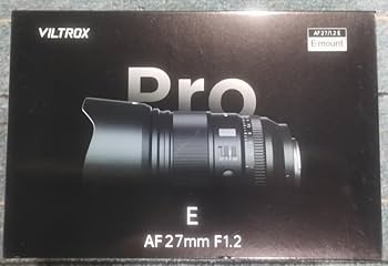 Amazon.com : VILTROX 27mm F1.2 f/1.2 Pro E-Mount APS-C Autofocus