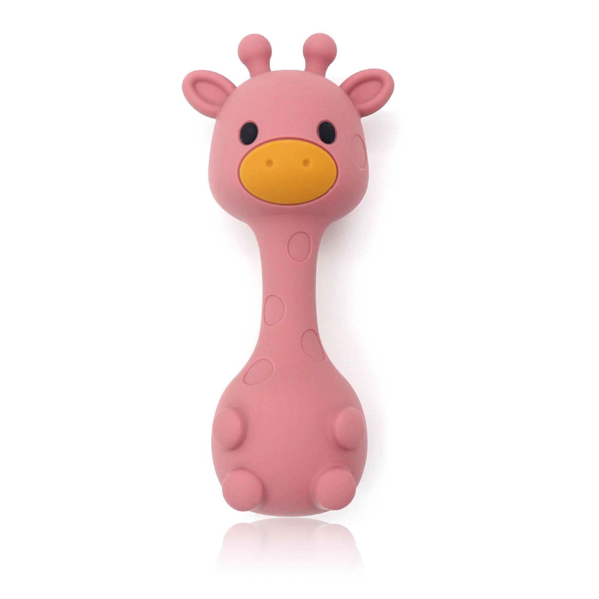 farout Giraffe Beißring BPA frei - Rassel & Greifling - Babyspielzeug ab 3 Monate - Kauspielzeug für Baby - Sicheres Babyspielzeug für Jungen und Mädchen