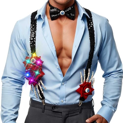 Unicra Halloween Suspenders Light Up...