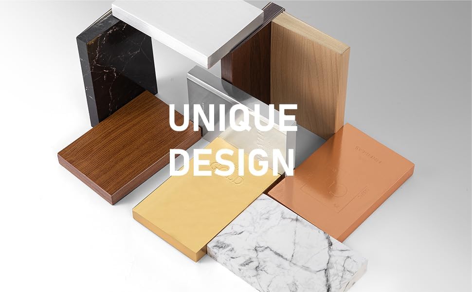 Miniatura 7 de AFUART Cuaderno rayado de temática natural, A6 (6.2 x 4.1 pulgadas) con papel grueso de alta calidad de 80 GSM, cuaderno creativo de tapa dura para