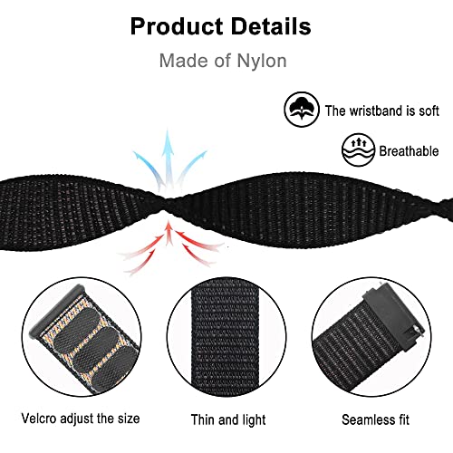 Niboow 18mm Strap for Huawei Watch GT 4 41mm/Garmin Venu 3S/Venu 2S - Image 2