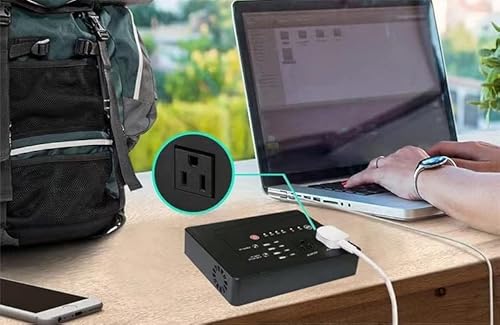 Central Elétrica Portátil, Gerador Solar De 146 Wh/39600 MAh Com Tomada De 200 W AC Para Viagem De R