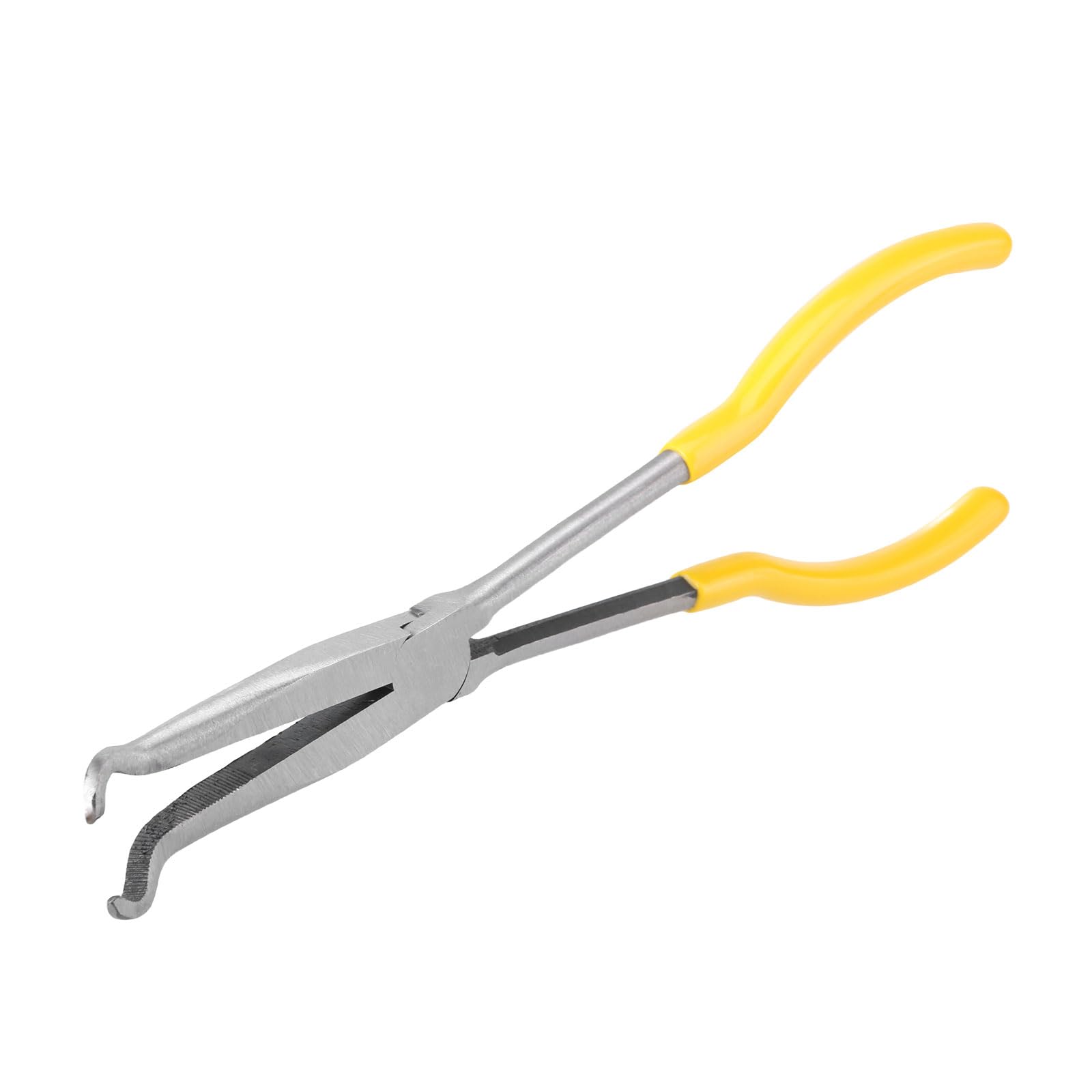 Pinze a becchi lunghi dritti 25/45/90 gradi piatto e rotondo, 6 pezzi, per esigenze elettriche e artigianali