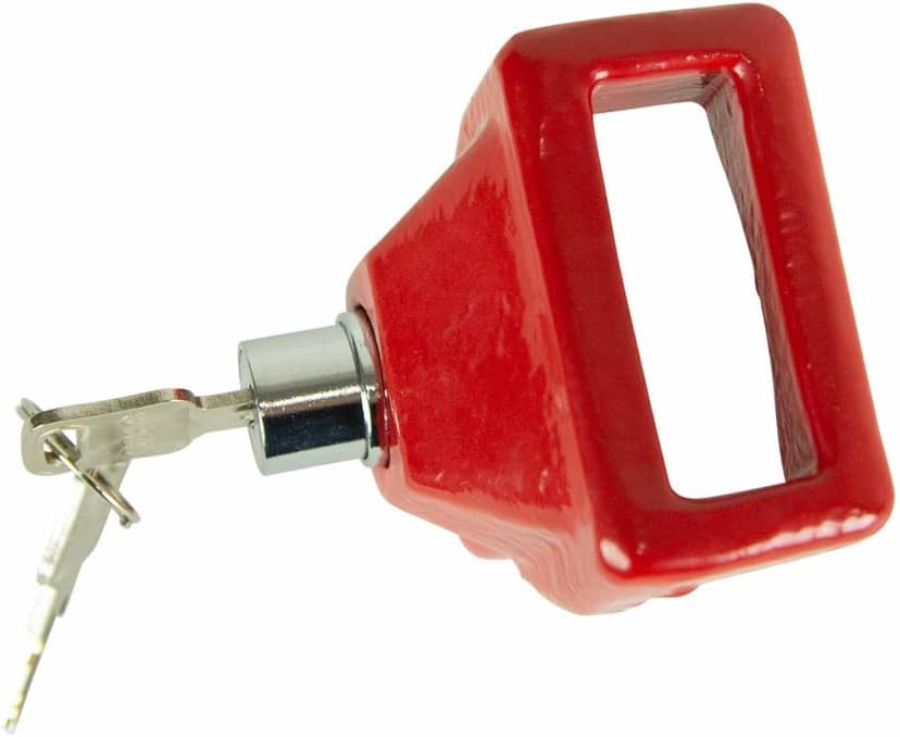 Mytee Products 2 Pack Heavy Duty Air Brake Gladhand Lock with Keyed Alike for Tractor Trailer Trucks - Cast Iron Semi Trailer Lock