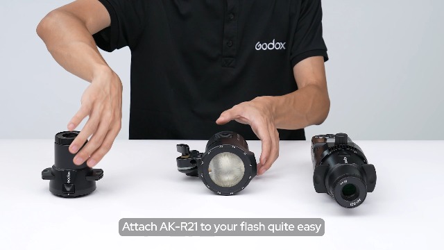 Amazon.com : Godox Ak-R21 Conical Snoot Flash Projection