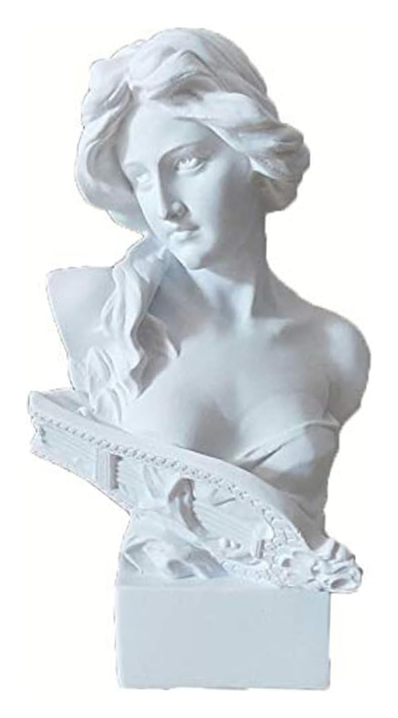Statua d'arte per regali figurine da collezione Statua d'arte - Scultura ornamentale - Figurina decorativa da tavolo, statua busto della dea romana da 15 cm, statua della dea greca, statua ornamentale