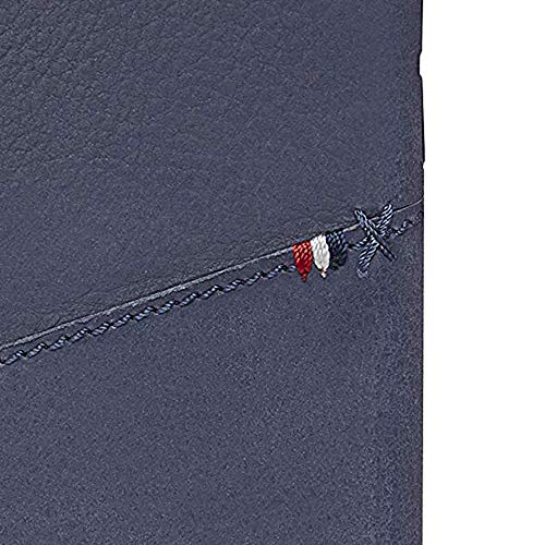 Coque iPhone 6S Plus cuir pleine fleur Decoded bleu foncé antichoc