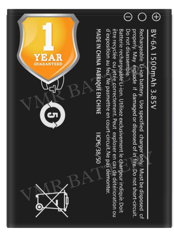 Image of Original BV-6A Battery Compatible for Nokia 8110 4G (TA-1067, TA-1071) | Banana 2060 3606 5250 - (1500mAh) - 1 Year Warranty K7