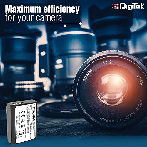 Image of DIGITEK (LP E10) Lithium-ion Rechargeable Battery for DSLR Camera, 7.4V 860mAh, Multi Protection, Compatible with Canon Eos -1100D, 1200D, 1300D, Kiss X50, X70, Rebel T3, T5, T6