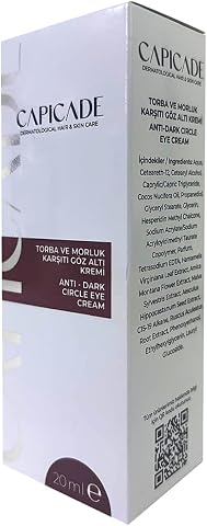 Capicade Torba Ve Morluk Karşıtı Göz Altı Krem 20 Ml