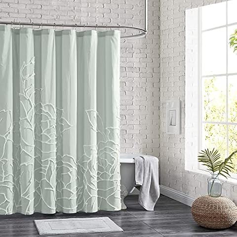 Peri Home Cotton Fabric Shower Curtain Cover