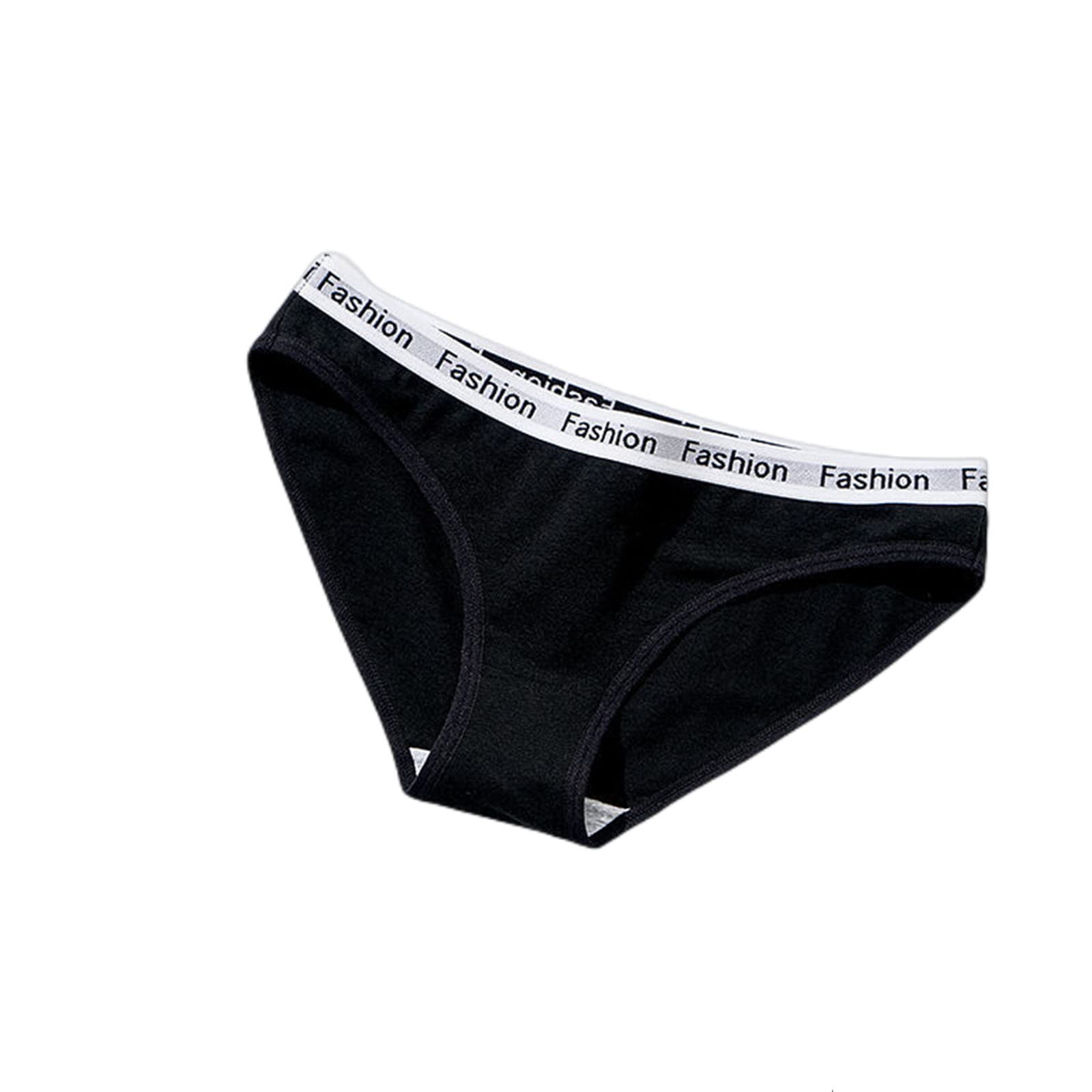 Slip Donna 3Pcs Womens Cotton Mutandine S-4Xl-Black 1,M 50Kg-60Kg