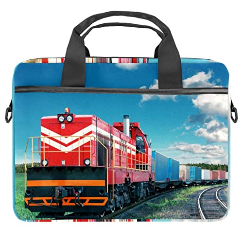 Sacoche ordinateur 13-14.5 pouces motif train pour vos trajets quotidiens