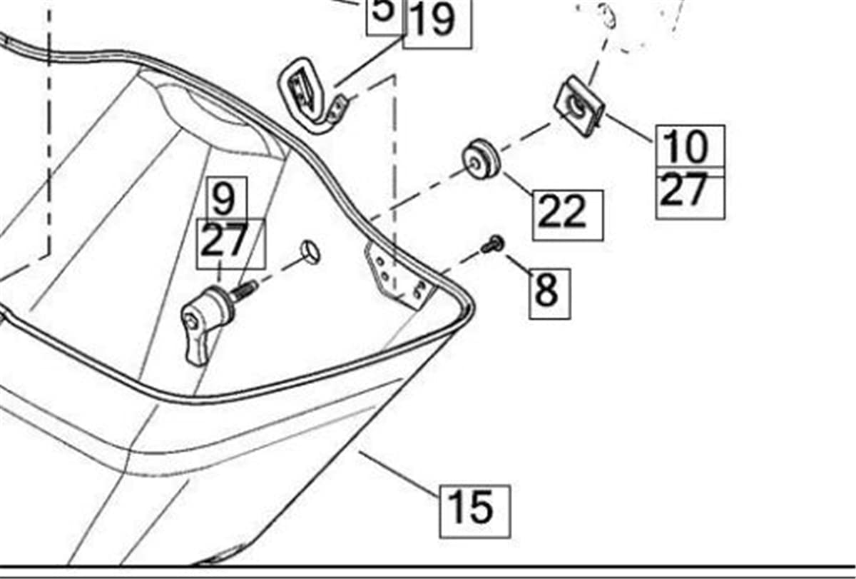 Saddlebag Lever Lock Bolts Theft Deterrent Kit For Harley Road Glide