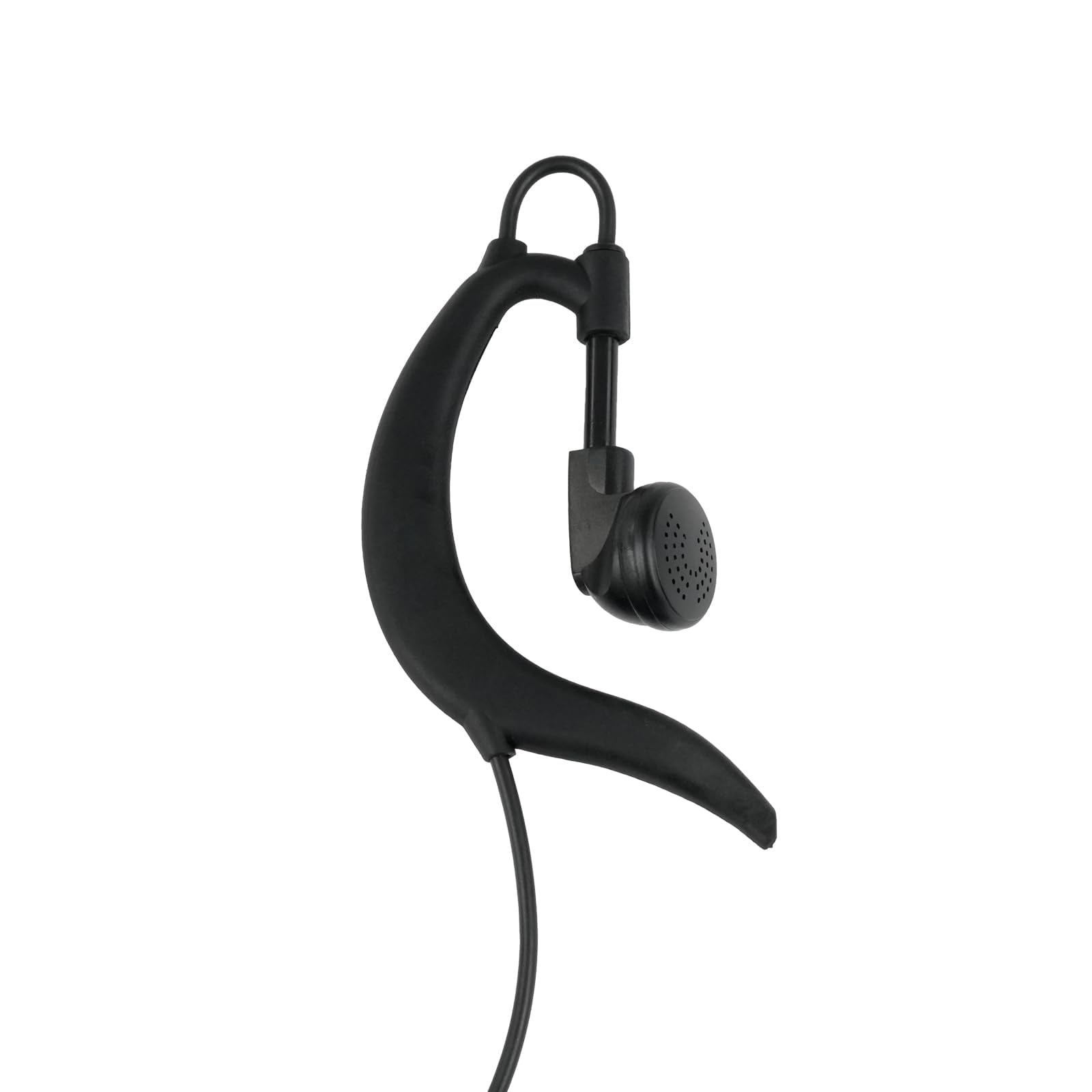 Retevis RB48 - Auricular Walkie Talkie de 1 pin de 2,5 mm, VOX, cable en espiral, compatible con RB48 RB48 Plus RB48A RB48 Pro RT49 RT49B RT49P Radio bidireccional con gancho en forma de G (paquete de