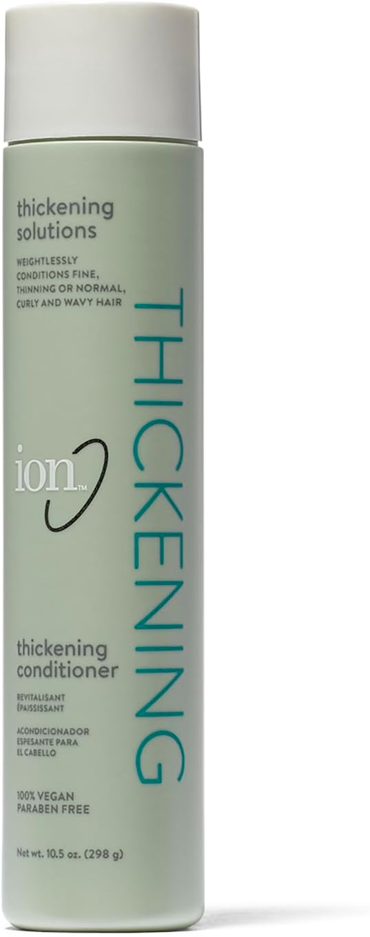 IONThickening Conditioner, Vegan, Paraben Free Lightweight, Strengthening, Fine and Thinning Hair, Detangling