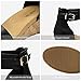 DREAM PAIRS Women's Open Toe Buckle Ankle Strap Platform Wedge Sandals Summer Shoes,Size 8,Black/Pu,NINI-6