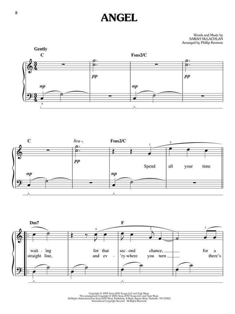 Pop ballads - 17 beautiful arrangements piano, voix, guitare