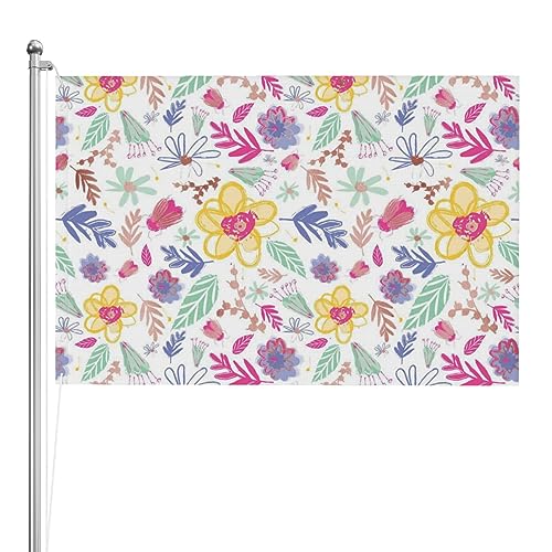 Bannière extérieure haut de gamme motif papillon grand drapeau romantique
