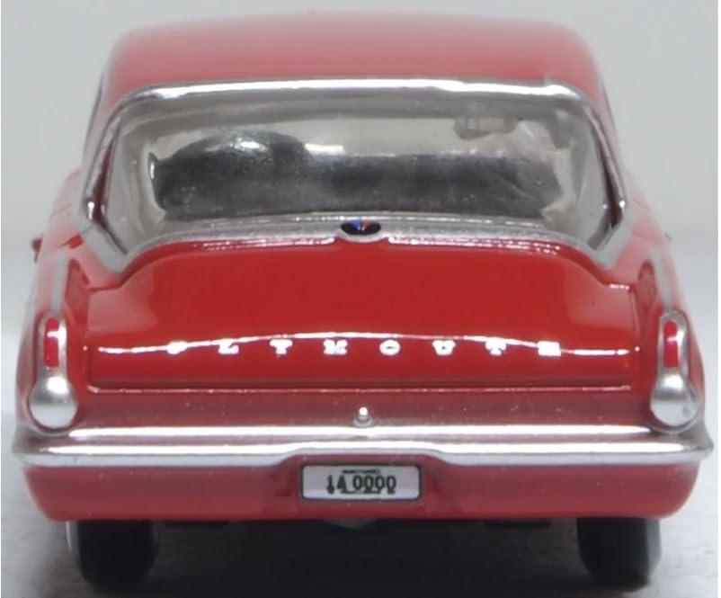 Oxford Diecast 1:87 Plymouth Barracuda 1965 Rojo miniatura 4