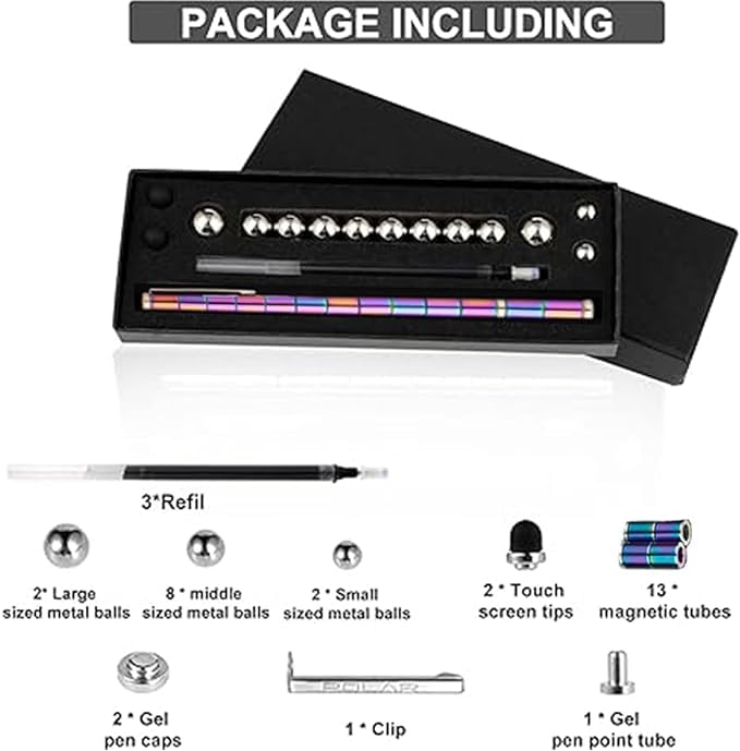 Magnetic Fidget Pen- Decompression Multifunction Writing Ballpoint Pen - Image 2