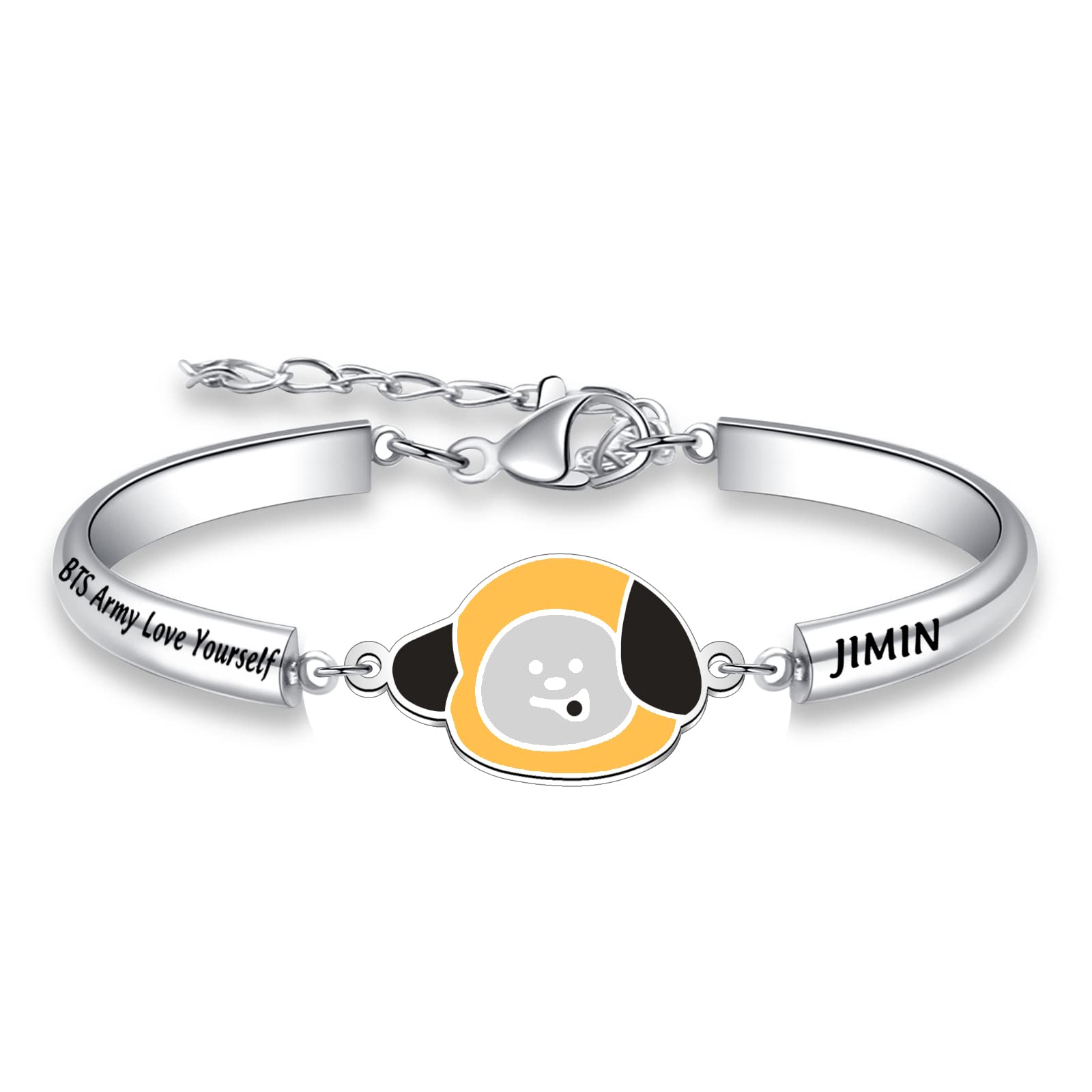 MTYCTWEDLove Yourself Bracelet Kpop Star Charm Double loop Bracelet Inspirational Gift Music Lovers Jewelry Gift for Girls Music Fans Gift