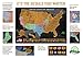 Earthabitats Scratch Off Travel Map US Scratch Off Map with 50 State Flags and Landmarks Track States Visited, Full Accessories Set Included, Gift for Travelers