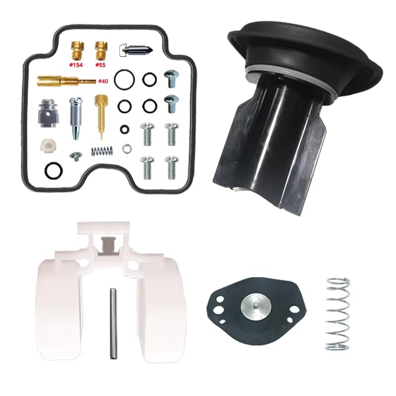 Kit de réparation carburateur Grizzly 660 pièces de réfection YFM660FWA valve et flotteur 660cc