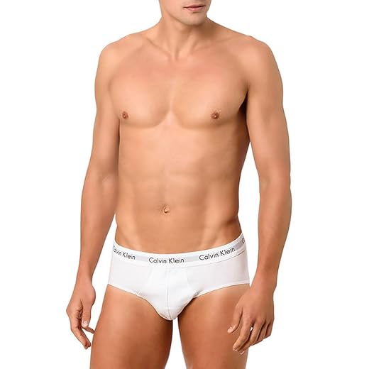 Kit com 3 Cuecas Brief, Calvin Klein, Masculino
