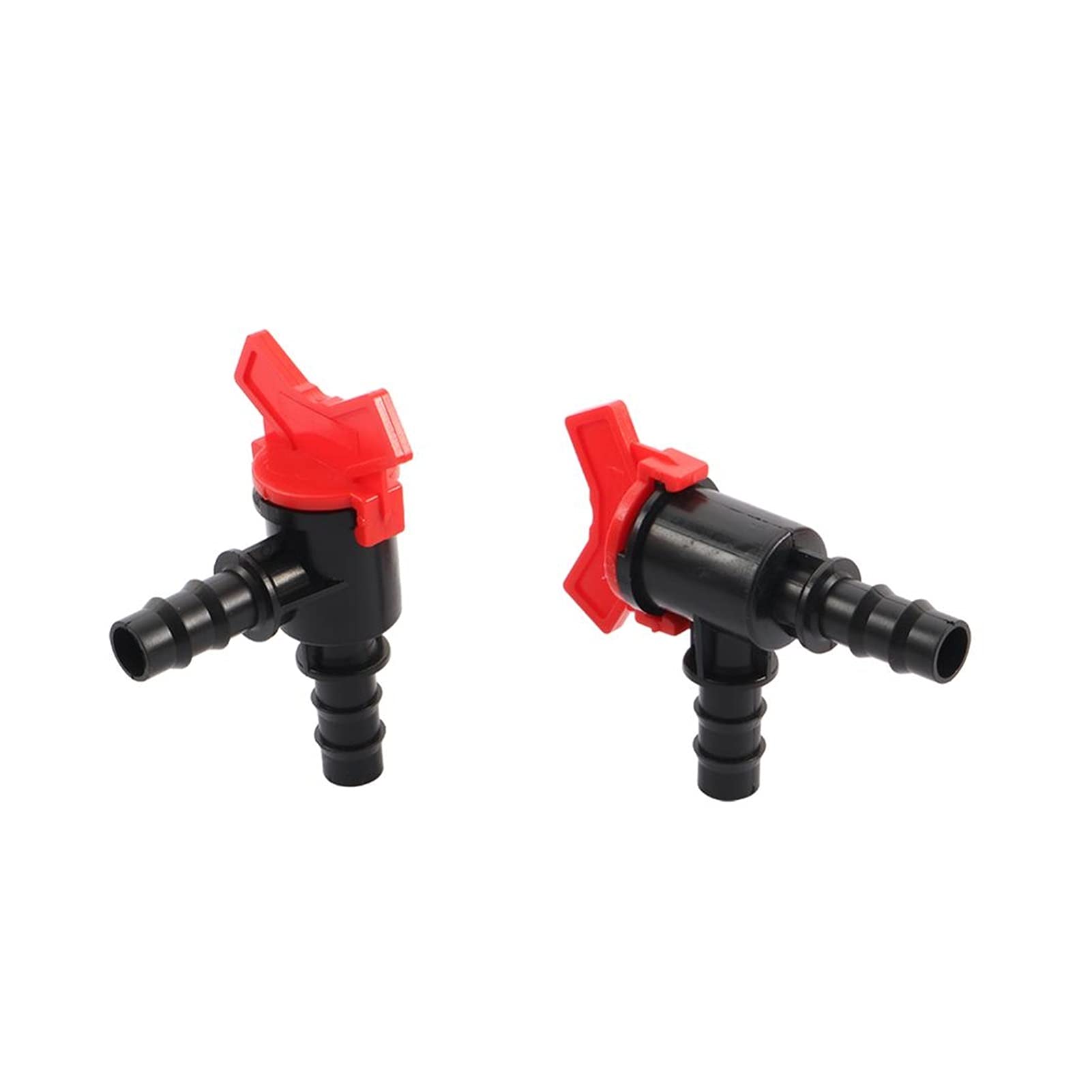 Adaptador de Conector de Manguera 90 Grados Dn16 Válvula de Control Bidireccional Riego por Goteo de Invernadero Riego Jardinería Interruptor de Tubería de Pe Conector Impermeable 2 Piezas