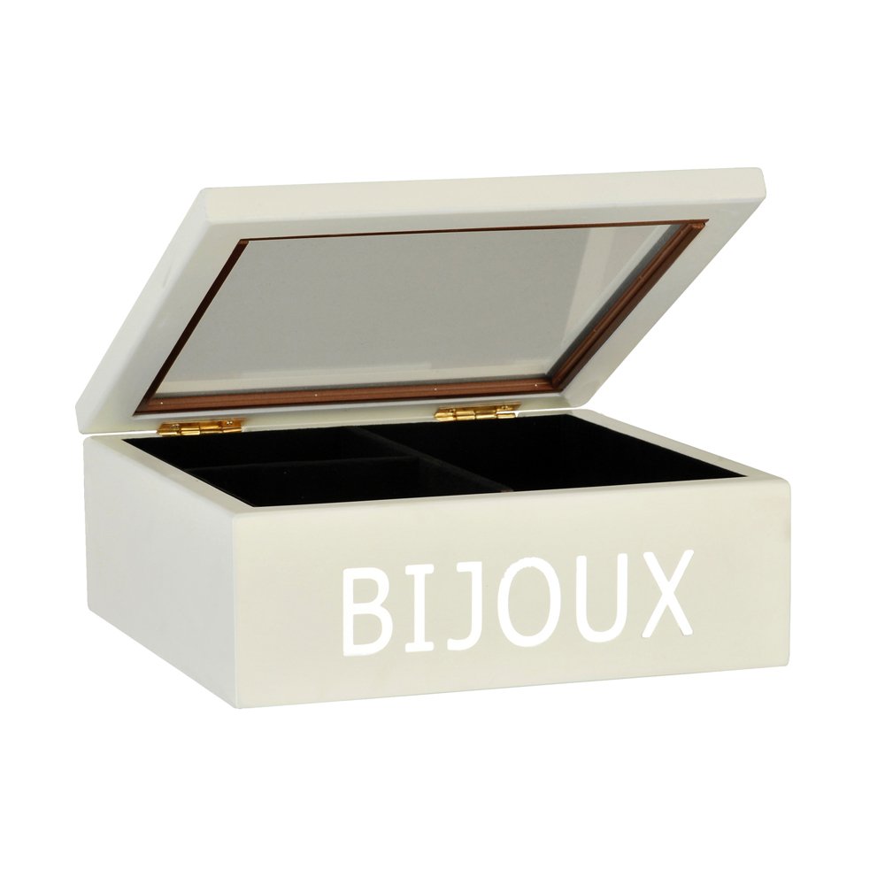 Emde 868BBTE - 0 Jewellery Box-Bianco/Cromo