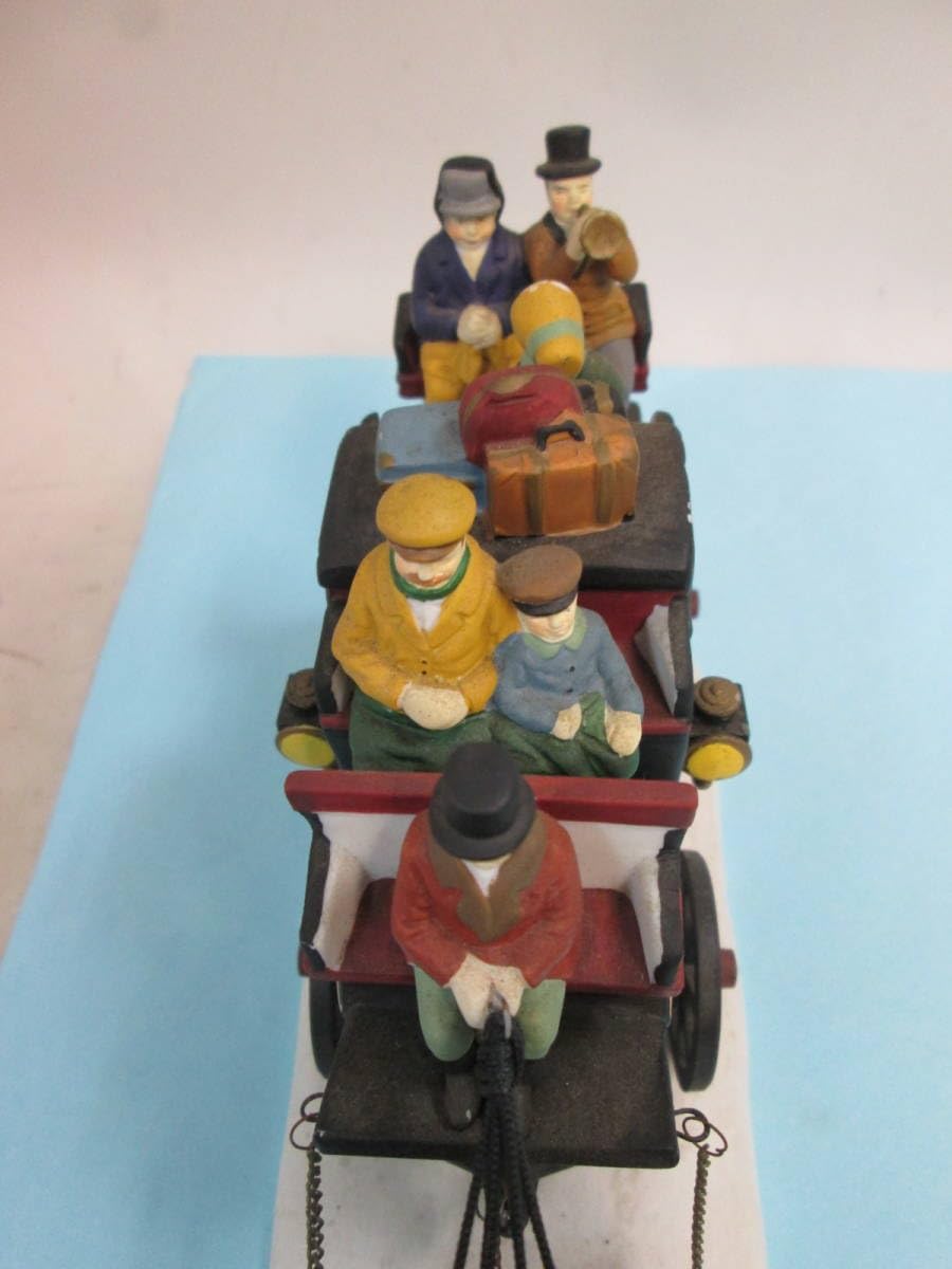 希少】古代人形 陶磁器 4頭立馬車