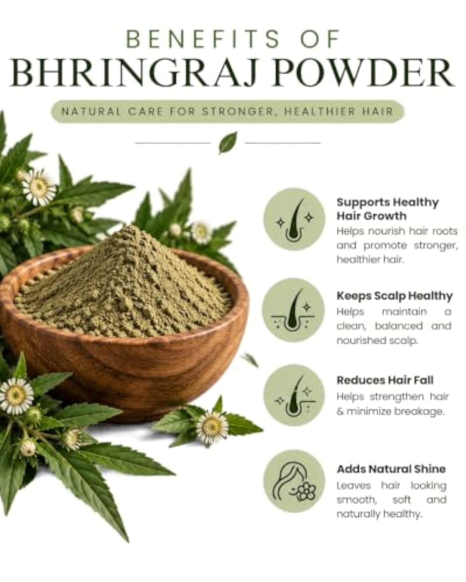 Amla, Bhringraj & Rose Powder, 300g, Beauty Ritual