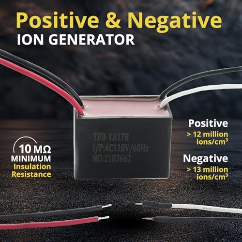 Image of Bipolar Ion Generator Module, AC 110V 60Hz Positive and Negative Ionization Replacement Component for Compatible HVAC, VAV and Related Equipment with Stainless Steel Micro Needle Pin
