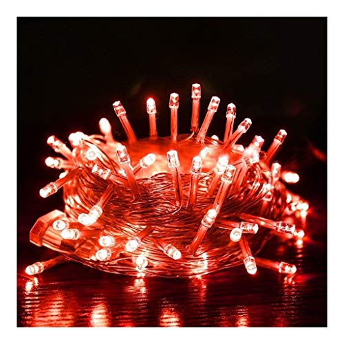 OKMIJN Fairy String Lights，LEDs Indoor String Lights With Plug For Bedroom Garden Party Outdoor Decorations (Color : Red, Size : 500 m 5000 lights)