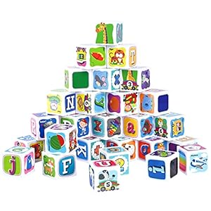 PLAY ABC Building Blocks for Toddlers 1-...