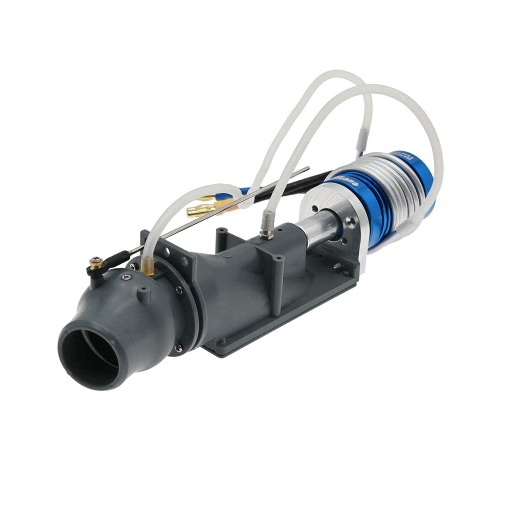 2X Water Jet Thruster Power Sprayer Pump Water Jet Pump mit 3650 Brushless Motor + Water Cooling Jacket für RC Jet Boat