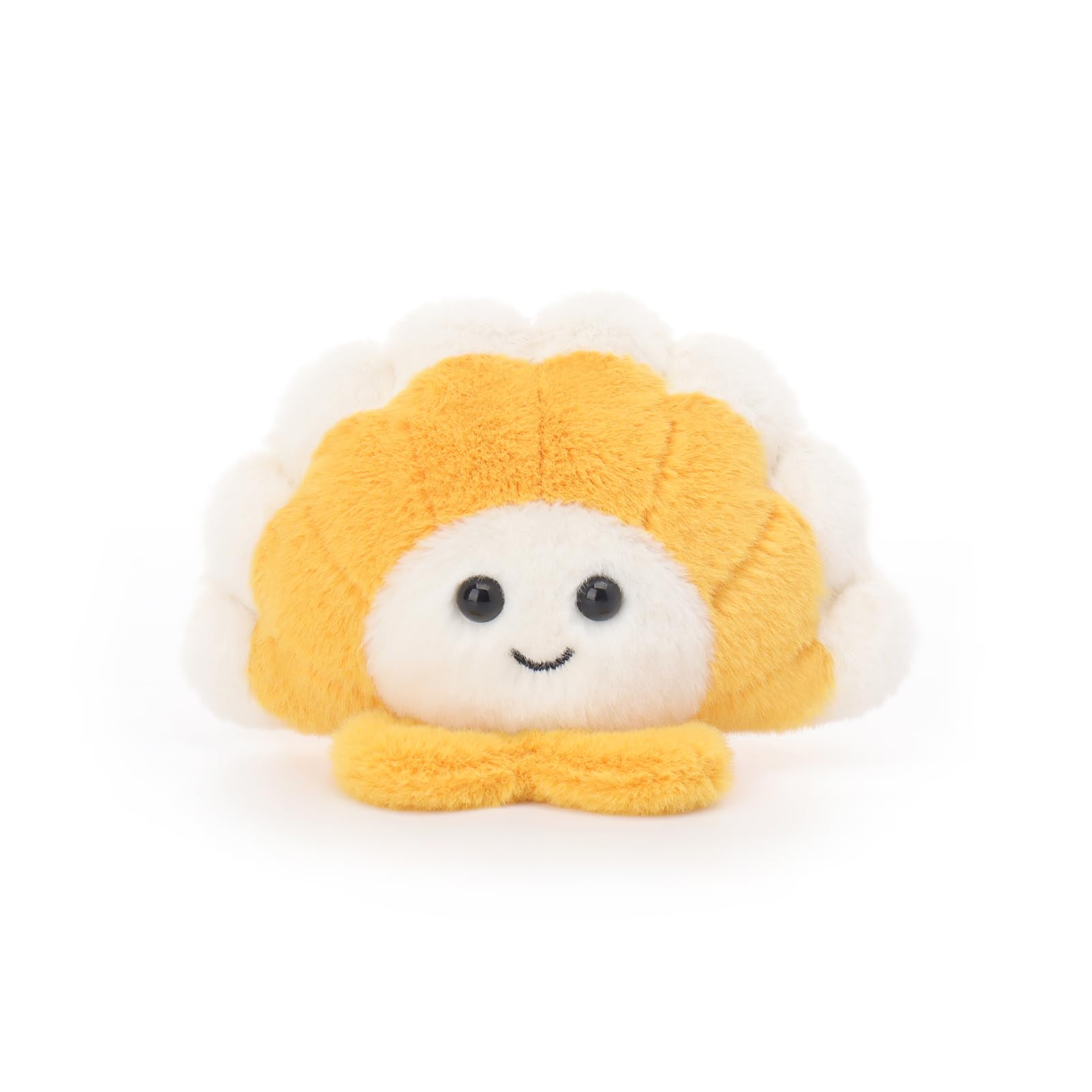 Apricot Lamb Clever Scallop Plushies Stuffed Animals for Baby Girl and Boy Soft Cute Plush Toys for Kids 5.1 Inches