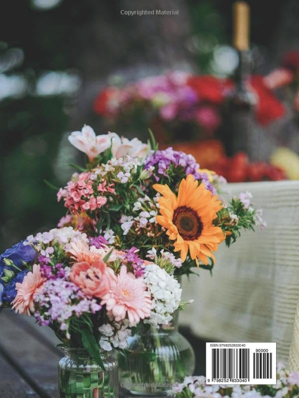 Livre de café floral grand format : transformez une table basse vide en espace chic - 3