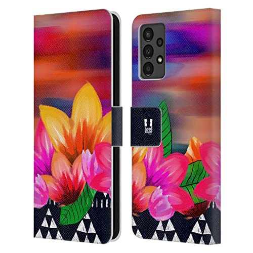 Étui portefeuille Samsung A13 pour sorties et voyages style aztèque