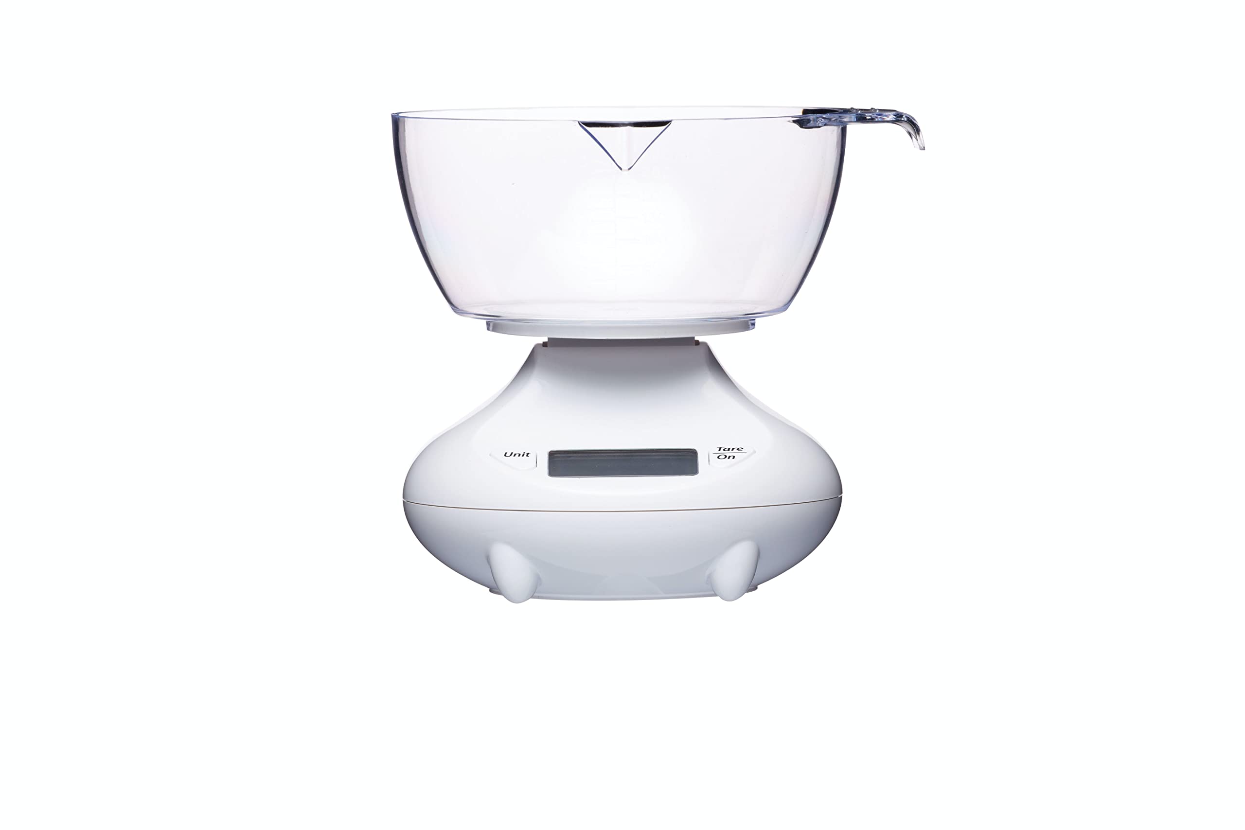 Kitchencraft Electronic Diet Kitchen Scales - White - Compact Design - Digital Dial - Tare Function - 150 Characters Max