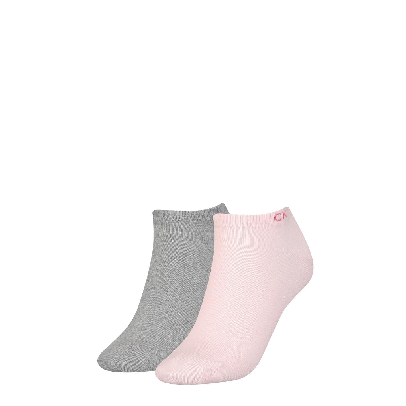 Calvin Klein Sneaker 2 Pack, Rosa (Pink), Talla única (Pack de 2) para Mujer